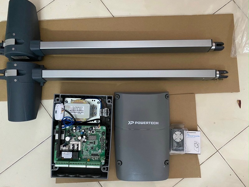 Cổng Tự Động Tay Đòn Powertech Pw150 Pw200 Đài Loan 